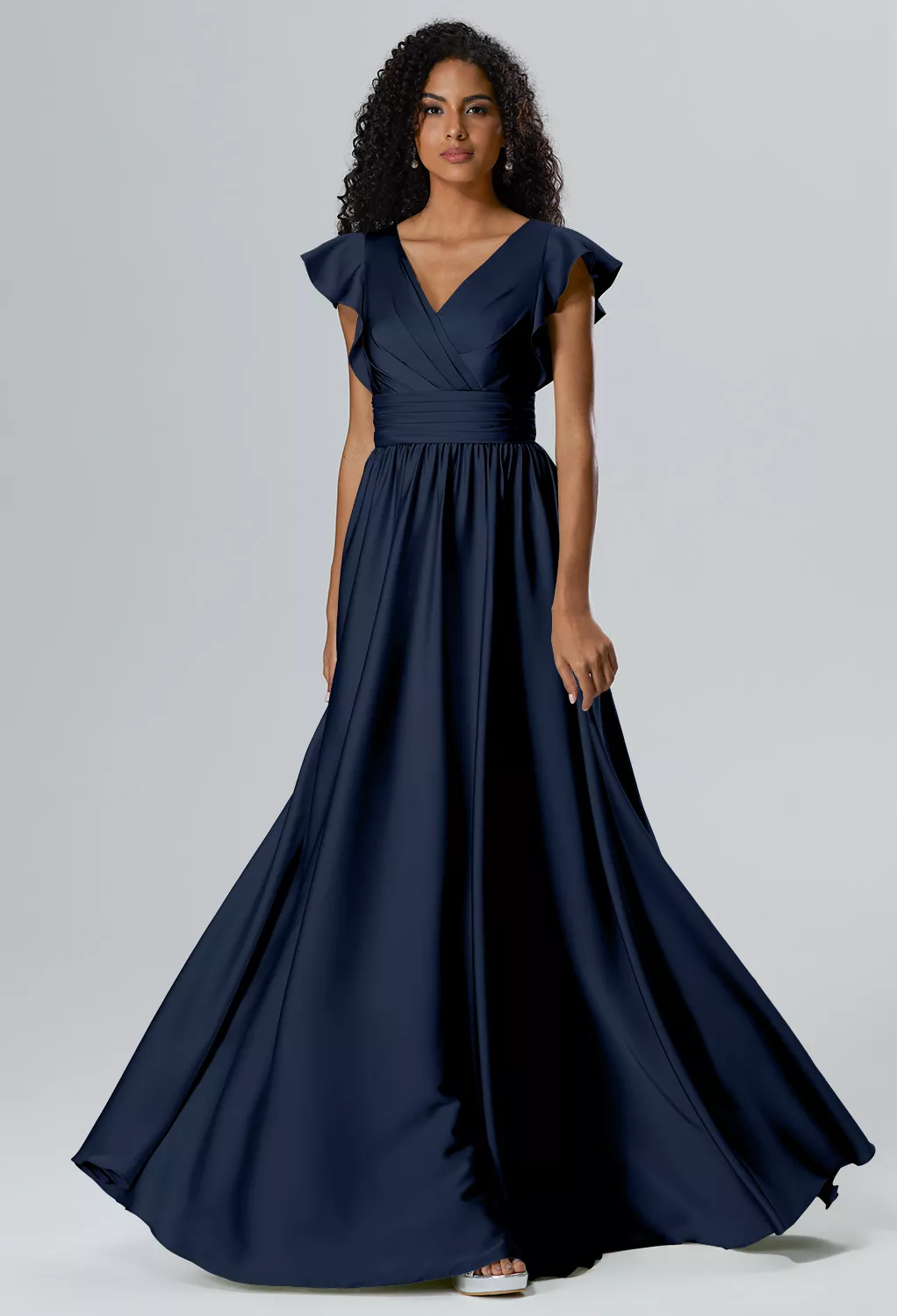 AW Willow Dark Navy  Formal Dresses